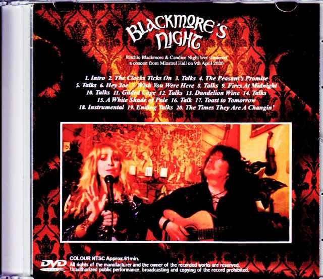 ブラックモアズナイト  Blackmore’s night  CD  3作品 Blackmore's Night = ブラックモアズ・ナイト – Under A Violet