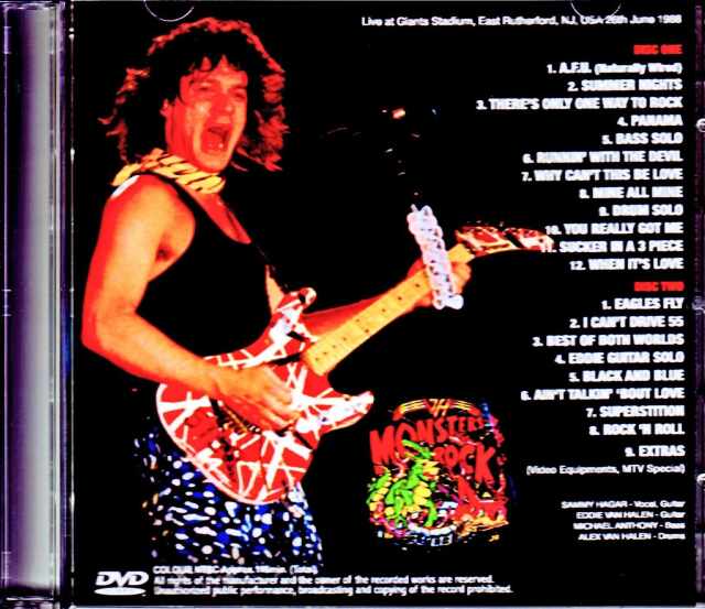 【レア物DVD】ヴァンヘイレン/In Concert レア物DVD】ヴァンヘイレン/In Concert