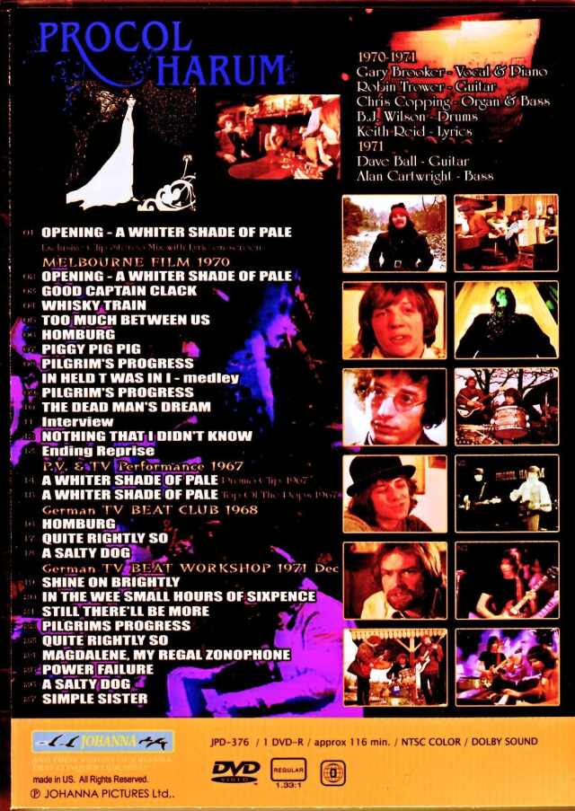 Procol Harum プロコル・ハルム/Live Anthology 1967-1971