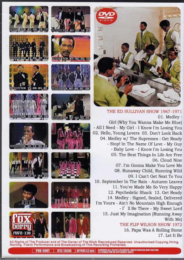 Temptations テンプテーションズ/黄金期 1967-1972