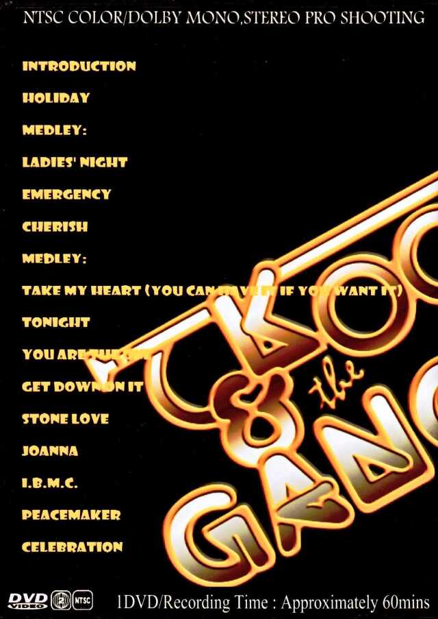 KOOL＆THE GANG/JAPAN‐TOUR83/84/86年のパンフレット