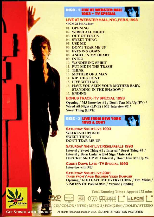 Mick Jagger ミック・ジャガー/ソロ・パフォーマンス