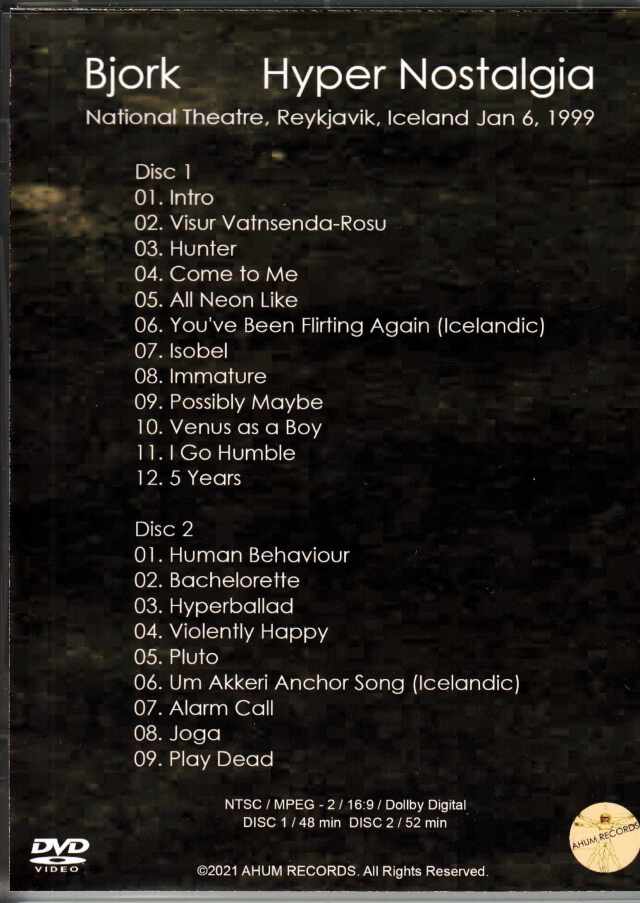 Bjork ビョーク/Iceland 1999