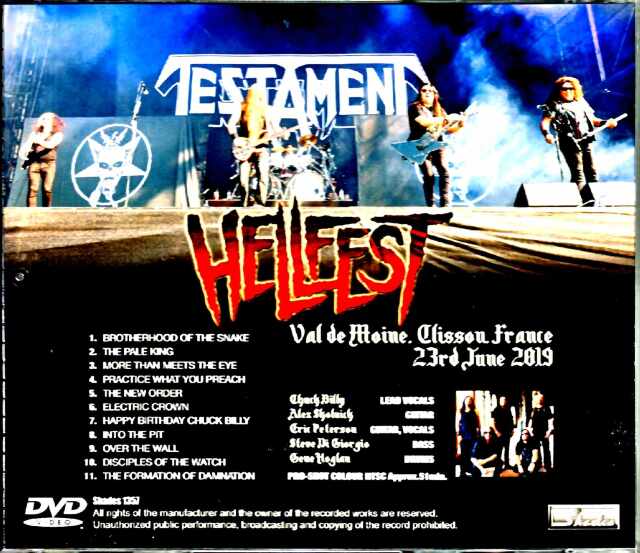 Testament テスタメント/France 2019