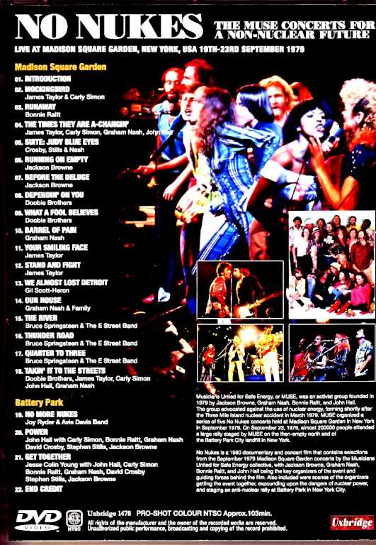 Various Artists Jackson Browne,Bruce Springsteen,Carly Simon