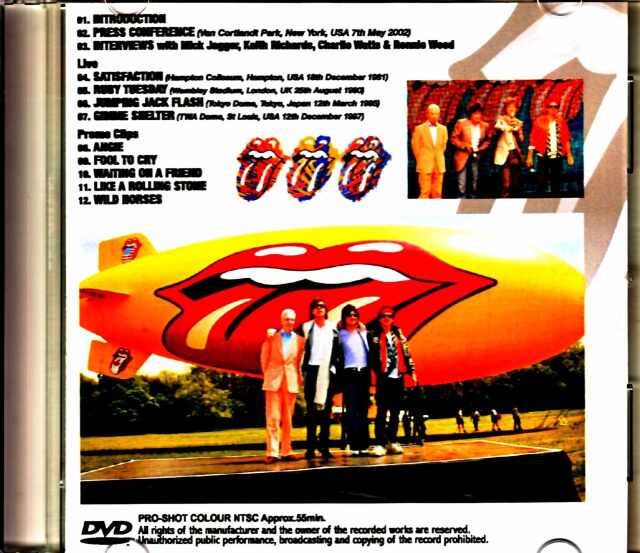 Rolling Stones ローリング・ストーンズ/The Beat File 傑作TV特番