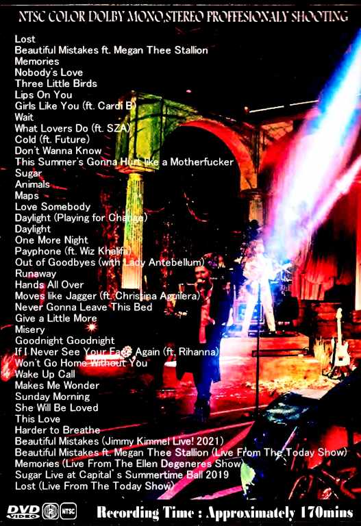 Maroon 5 マルーン・5/Music Video Collection 2021