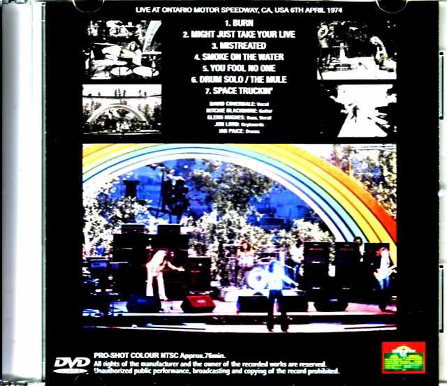 【DVD】ディープ・パープル/1974カリフォルニア・ジャム(コンプリート・エデ DVD Deep Purple 
