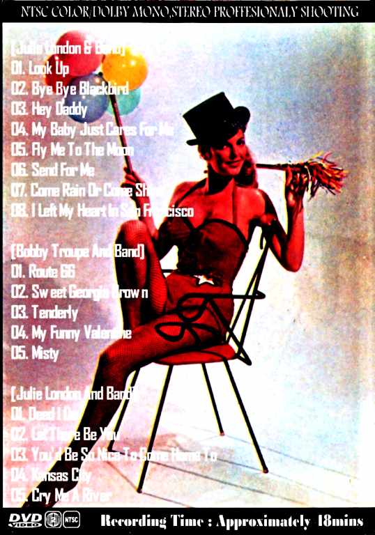Julie London ジュリー・ロンドン/Rare Video Collection 1964