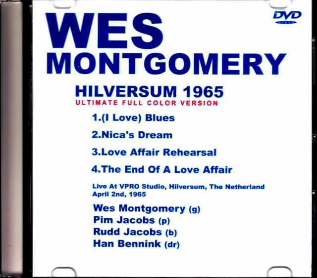 Wes Montgomery ウェス・モンゴメリー/Netherlands TV Studio