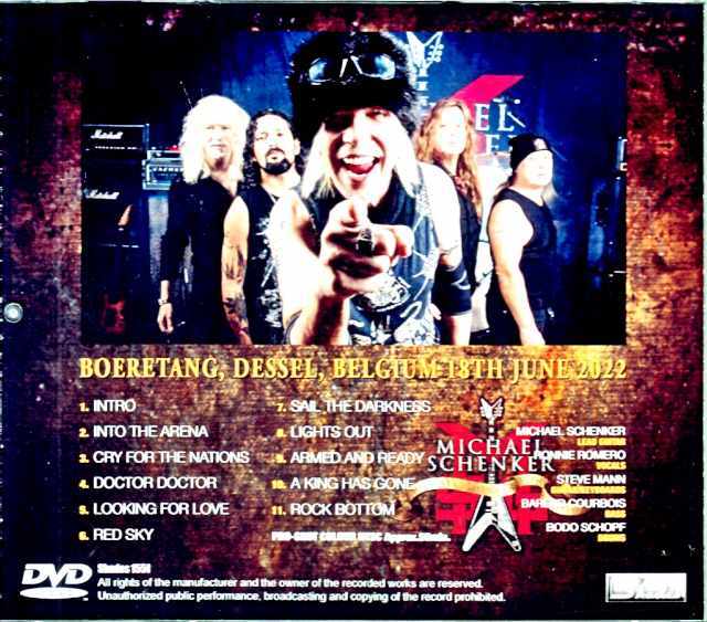 マイケル・シェンカー / 7枚組 限定セット Michael Schenker Group マイケル・シェンカー/Belgium 2022