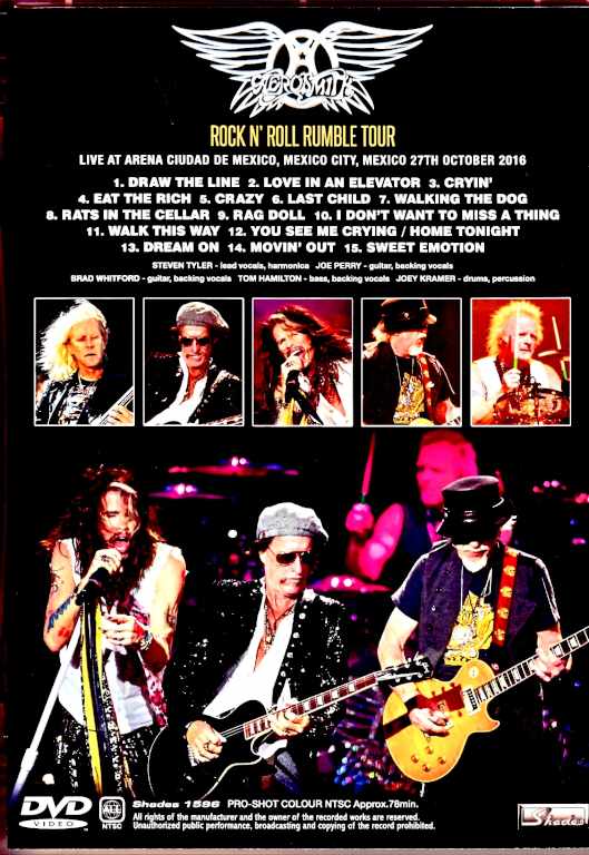 Aerosmith エアロスミス/Mexico 2016
