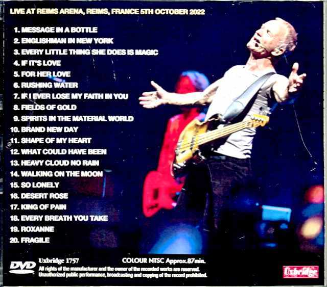 Sting スティング/France 2022 Complete