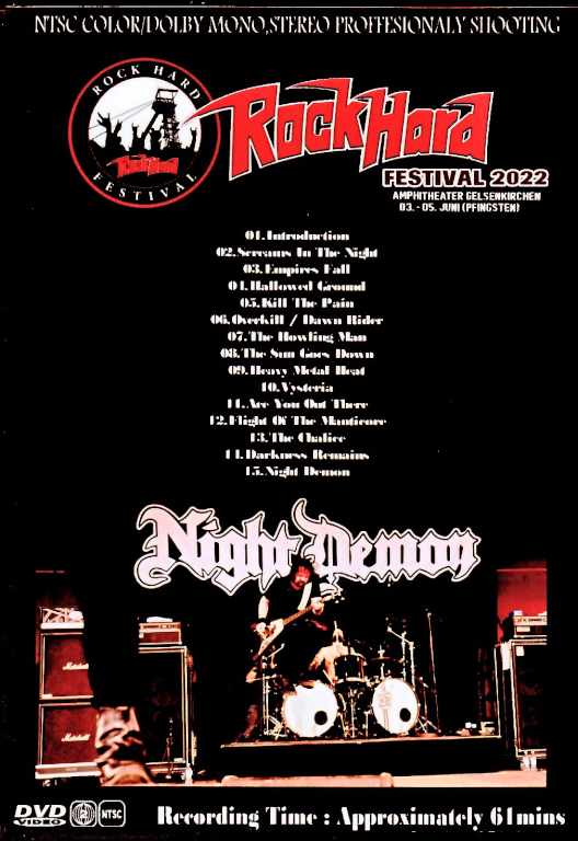 Night Demon ナイト・デーモン/Germany 2022 Complete