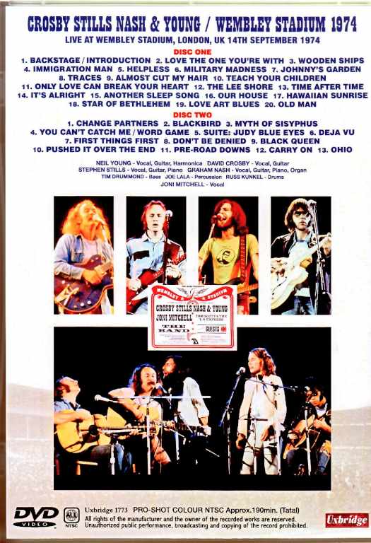 新品未開封 廃盤 クロスビー、スティルス、ナッシュ＆ヤング CSNY 1974 Amazon.co.jp: CSNY 1974(初回生産限定盤) - クロスビー