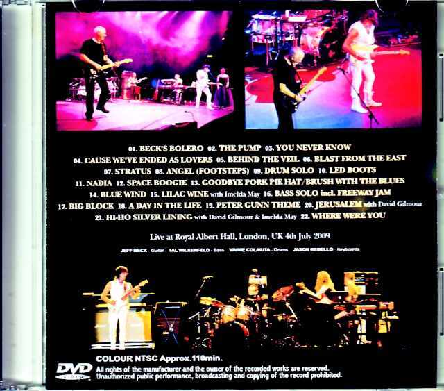 Jeff Beck ジェフ・ベック/London,UK 2009 Complete