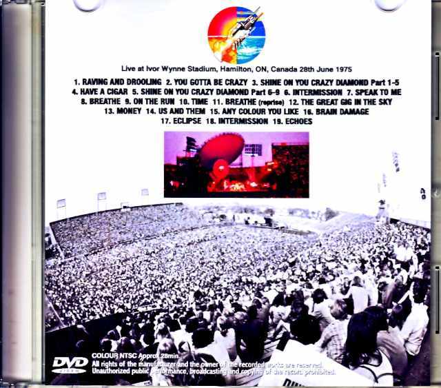 Pink Floyd ピンク・フロイド/Canada 1975 8mm Edition