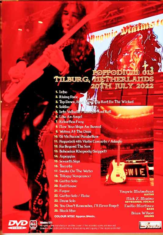 Yngwie Malmsteen イングヴェイ・マルムスティーン/Netherlands