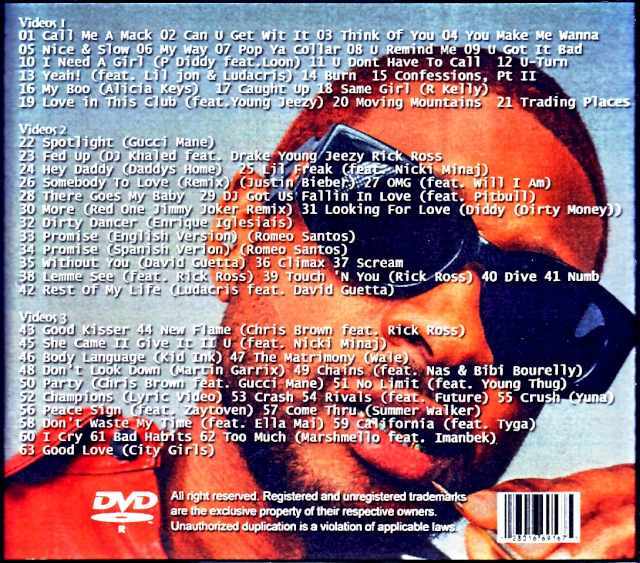 Usher アッシャー/Music Video Collection