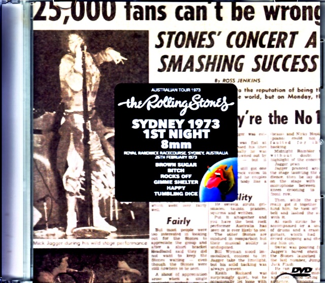 Rolling Stones ローリング・ストーンズ/Australia 2.26.1973 8mm