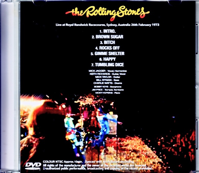 Rolling Stones ローリング・ストーンズ/Australia 2.26.1973 8mm