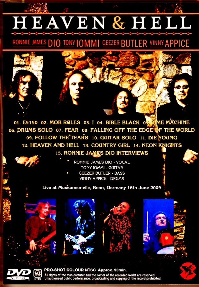 Heaven & Hell ヘヴン・アンド・ヘル/Germany 2009 Complete