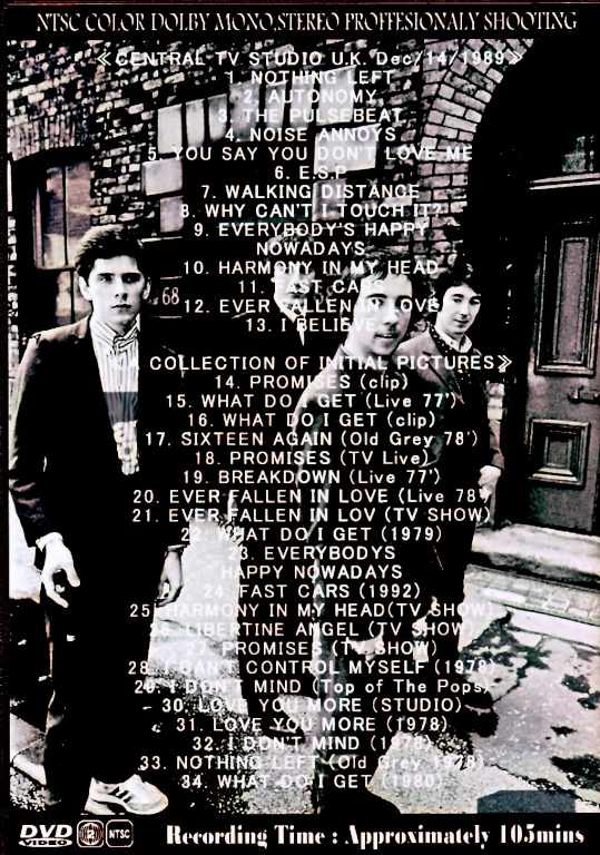 Buzzcocks バズコックス/England,UK 1989 & Video Collection