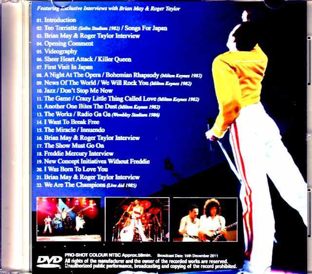Queen Brian May,Roger Taylor クィーン/Songs Exclusive Interviews