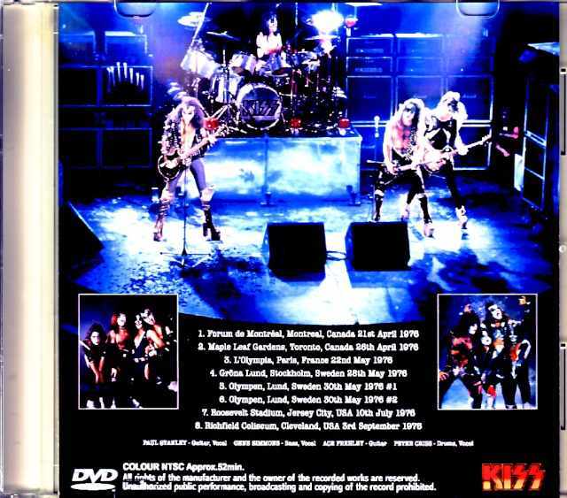 KISS キッス　地獄の復活　 DVD海外版　ミートザファントム Kiss キッス/地獄の復活 Kiss Meets the Phantom of the Park