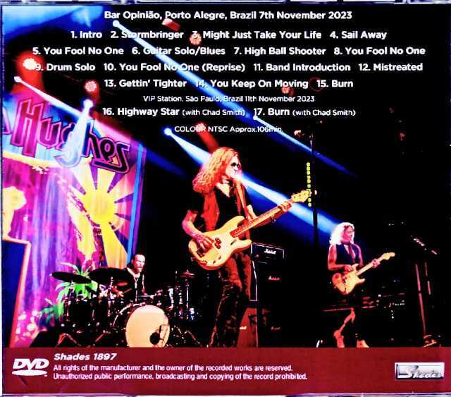 Glenn Hughes グレン。ヒューズ/Brazil 2023 Complete