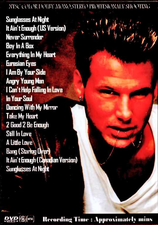 Corey Hart コリー・ハート/Live is a Video The Video Collection