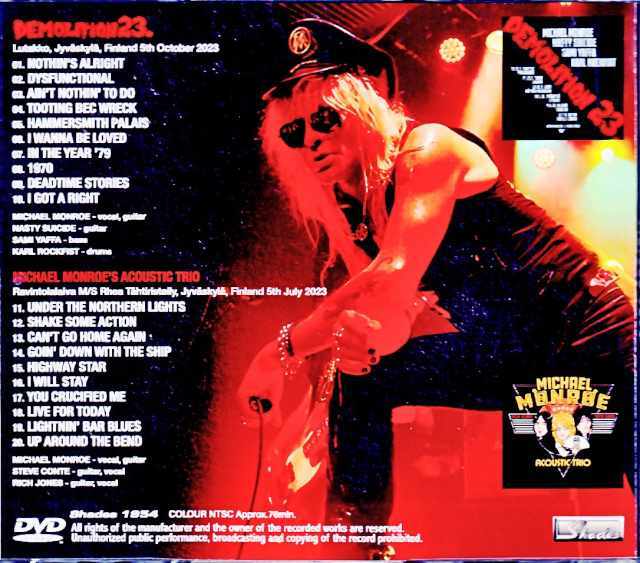 Demolition 23. Michael Monroe デモリション・23 マイケル・モンロー