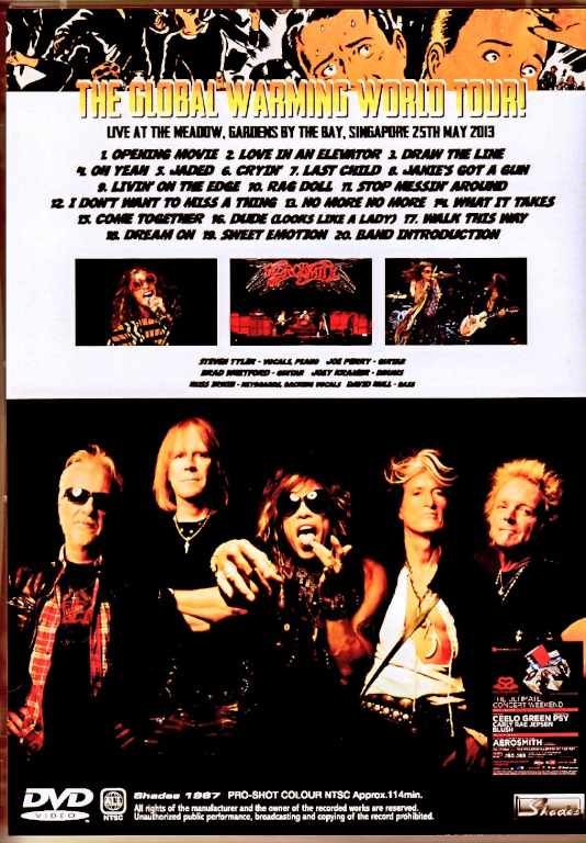 Aerosmith エアロスミス/Singapore 2013