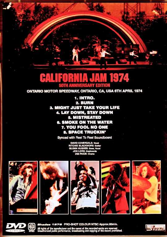 Deep Purple ディープ・パープル/CA,USa 1974 50th Anniversary