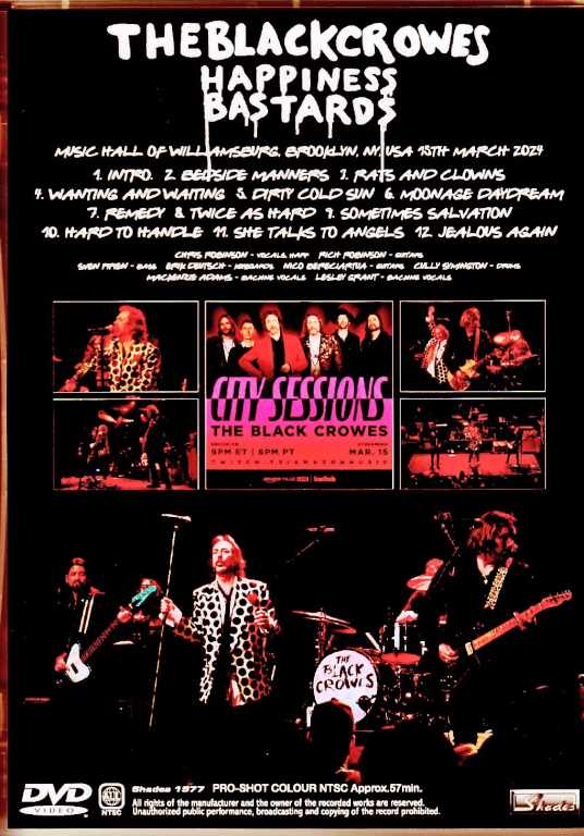 Black Crowes ブラック・クロウズ/NY,USA 2024