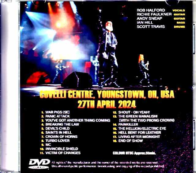 Judas Priest サイン入りリトグラフ ポスター 2024年ツアー