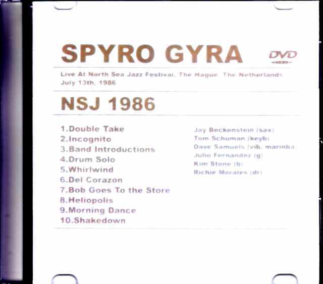 Spyro Gyra スパイロ・ジャイラ/Netherlands 1986 Jewel Version