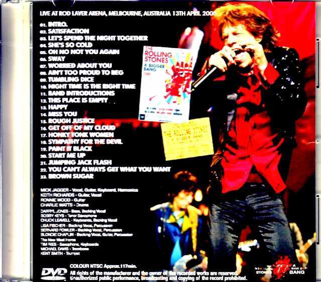 Rolling Stones ローリング・ストーンズ/Melbourne,Australia 2006