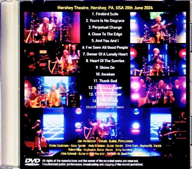 Jon Anderson and the Band Geeks Yes Epics & Classics ジョン