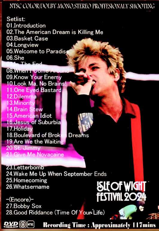 Green Day グリーンデイ ギターピック 2025 2024 滑り出す 