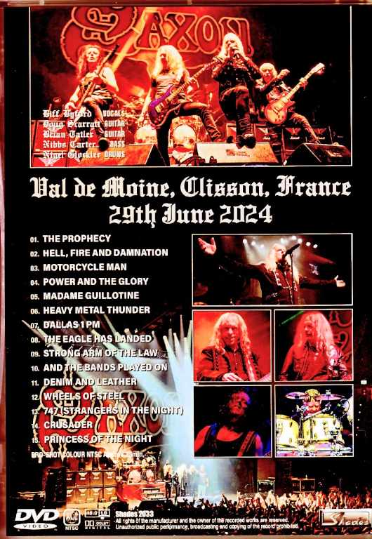 Saxon サクソン/France 2024 Complete