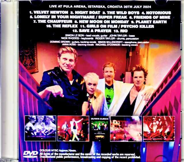 Duran Duran デュラン・デュラン/Croatia 2024 Complete Jewel Version