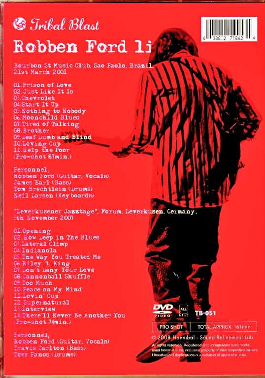 Robben Ford ロベン・フォード/Brazil 2001 & more