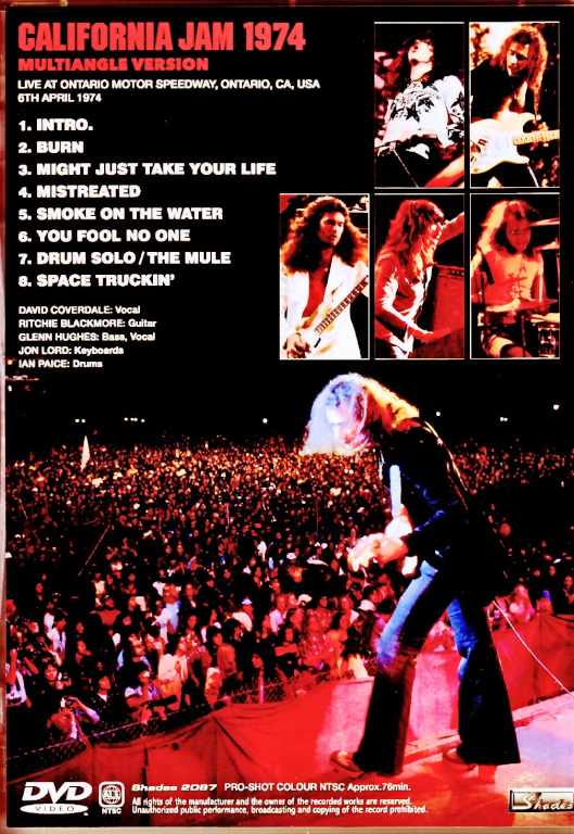 【DVD】ディープ・パープル/1974カリフォルニア・ジャム(コンプリート・エデ Deep Purple ディープ・パープル/カリフォルニア・ジャム 1974年