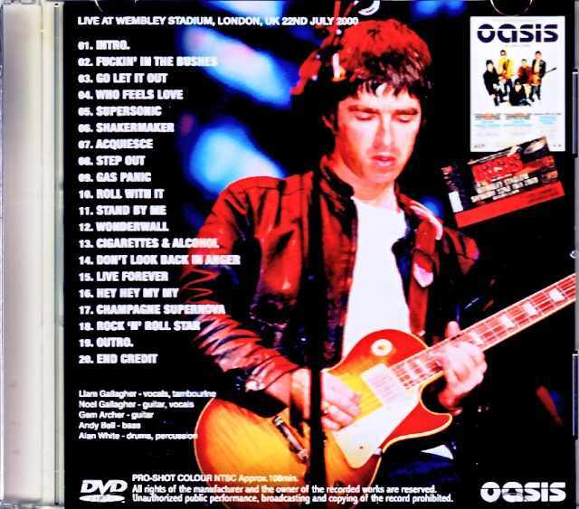 Oasis Wembley Nights Forever 4CD オアシス OASIS / WEMBLEY NIGHTS FOREVER (4CD BOX) - RECXROCK