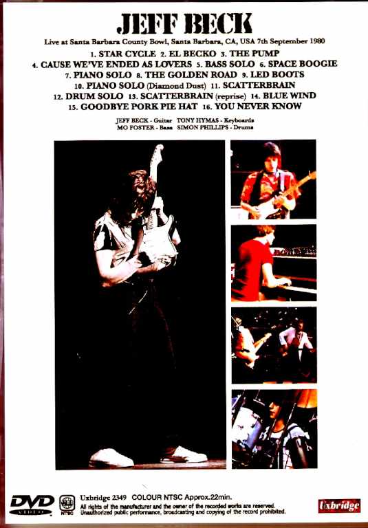 Jeff Beck ジェフ・ベック/CA,USA 09.07.1980
