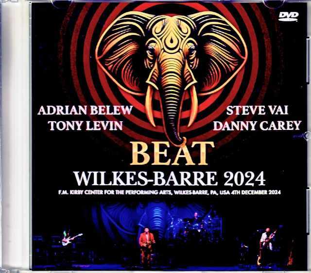 Beat Adrian Belew,Tony Levin,Steve Vai ビート/PA,USA 2024