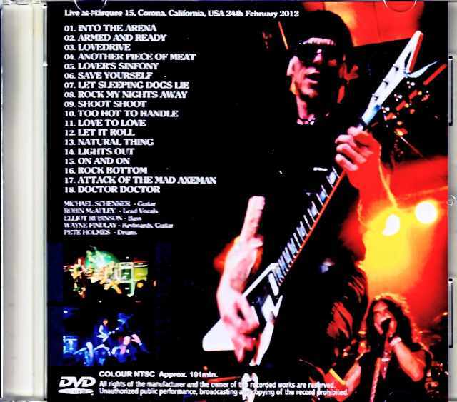 Michael Schenker マイケル・シェンカー/CA,USA 2012 Complete Jewel