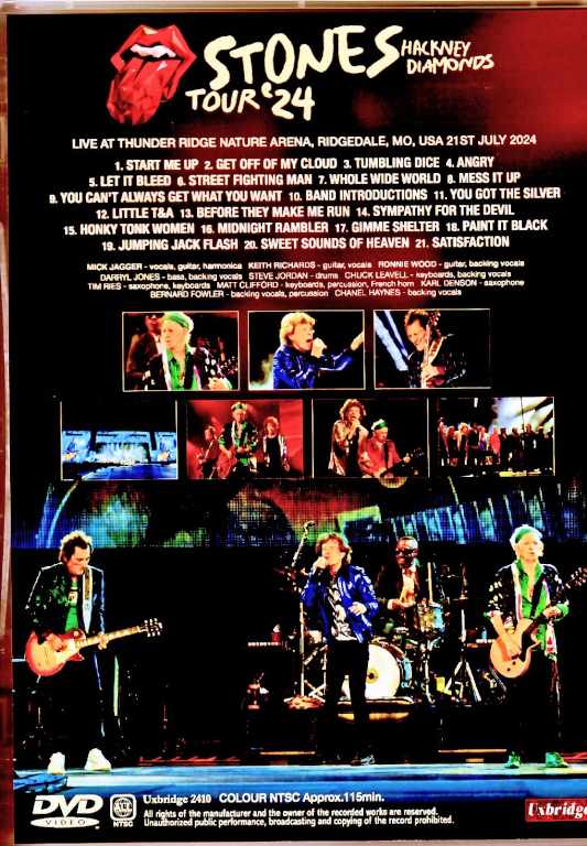 Rolling Stones ローリング・ストーンズ/MO,USA 07.21.2024 Complete