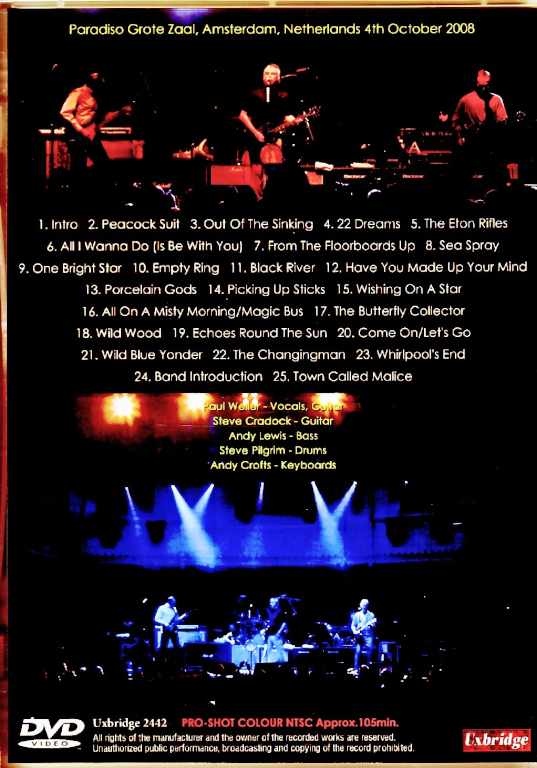 Paul Weller ポール・ウェラー/Netherlands 2008